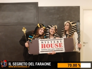 escape room mystery house torino Il segreto del faraone