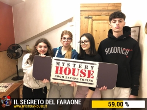 escape room mystery house torino Il segreto del faraone