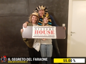 escape room mystery house torino Il segreto del faraone