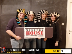 escape room mystery house torino Il segreto del faraone