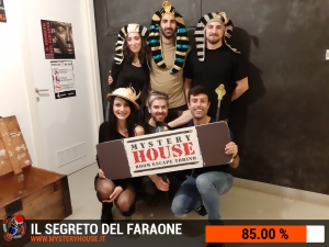 escape room mystery house torino Il segreto del faraone