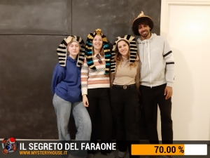 escape room mystery house torino Il segreto del faraone