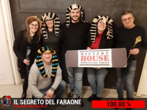 escape room mystery house torino Il segreto del faraone