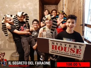 escape room mystery house torino Il segreto del faraone