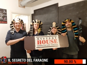 escape room mystery house torino Il segreto del faraone