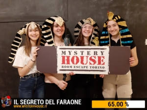 escape room mystery house torino Il segreto del faraone