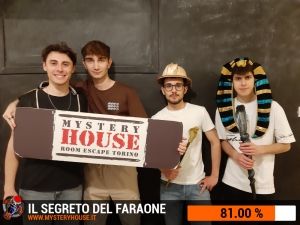 escape room mystery house torino Il segreto del faraone