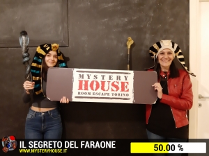 escape room mystery house torino Il segreto del faraone