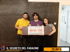 escape room mystery house torino Il segreto del faraone