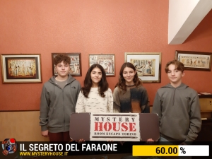 escape room mystery house torino Il segreto del faraone
