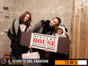 escape room mystery house torino Il segreto del faraone