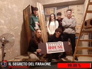 escape room mystery house torino Il segreto del faraone