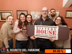 escape room mystery house torino Il segreto del faraone