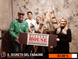 escape room mystery house torino Il segreto del faraone