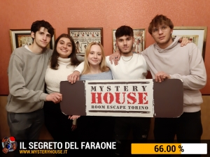 escape room mystery house torino Il segreto del faraone