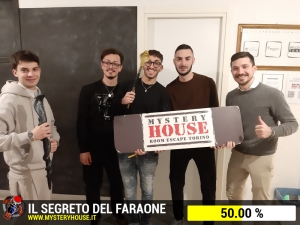 escape room mystery house torino Il segreto del faraone
