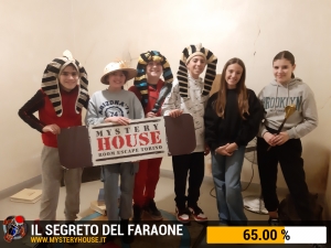 escape room mystery house torino Il segreto del faraone
