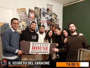 escape room mystery house torino Il segreto del faraone