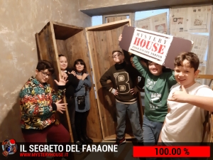 escape room mystery house torino Il segreto del faraone