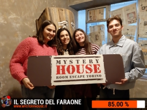 escape room mystery house torino Il segreto del faraone