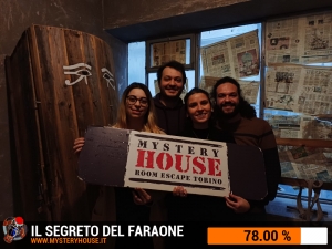 escape room mystery house torino Il segreto del faraone