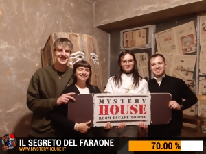 escape room mystery house torino Il segreto del faraone