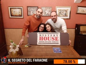 escape room mystery house torino Il segreto del faraone