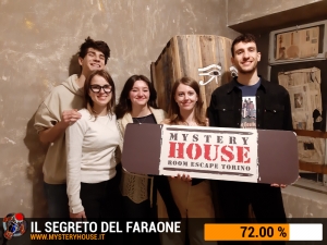 escape room mystery house torino Il segreto del faraone