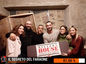 escape room mystery house torino Il segreto del faraone