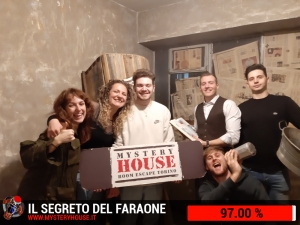 escape room mystery house torino Il segreto del faraone