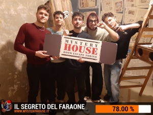 escape room mystery house torino Il segreto del faraone
