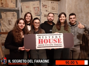 escape room mystery house torino Il segreto del faraone