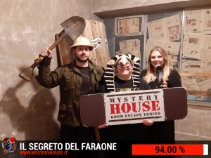escape room mystery house torino Il segreto del faraone