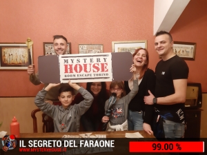 escape room mystery house torino Il segreto del faraone