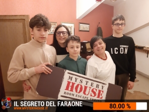 escape room mystery house torino Il segreto del faraone