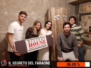 escape room mystery house torino Il segreto del faraone