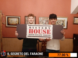 escape room mystery house torino Il segreto del faraone