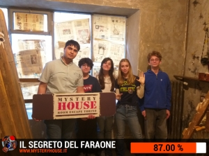 escape room mystery house torino Il segreto del faraone