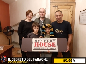 escape room mystery house torino Il segreto del faraone