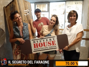 escape room mystery house torino Il segreto del faraone