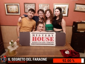 escape room mystery house torino Il segreto del faraone