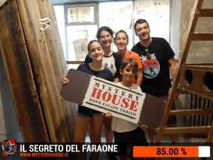 escape room mystery house torino Il segreto del faraone