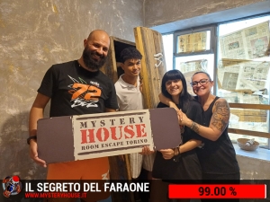 escape room mystery house torino Il segreto del faraone
