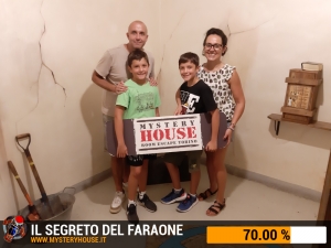 escape room mystery house torino Il segreto del faraone