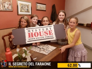 escape room mystery house torino Il segreto del faraone