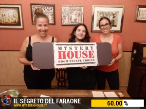 escape room mystery house torino Il segreto del faraone