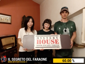 escape room mystery house torino Il segreto del faraone