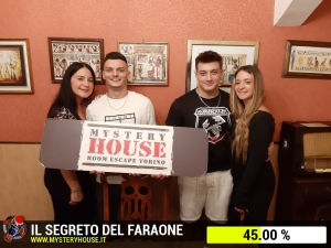 escape room mystery house torino Il segreto del faraone