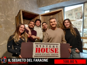 escape room mystery house torino Il segreto del faraone