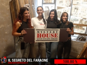 escape room mystery house torino Il segreto del faraone